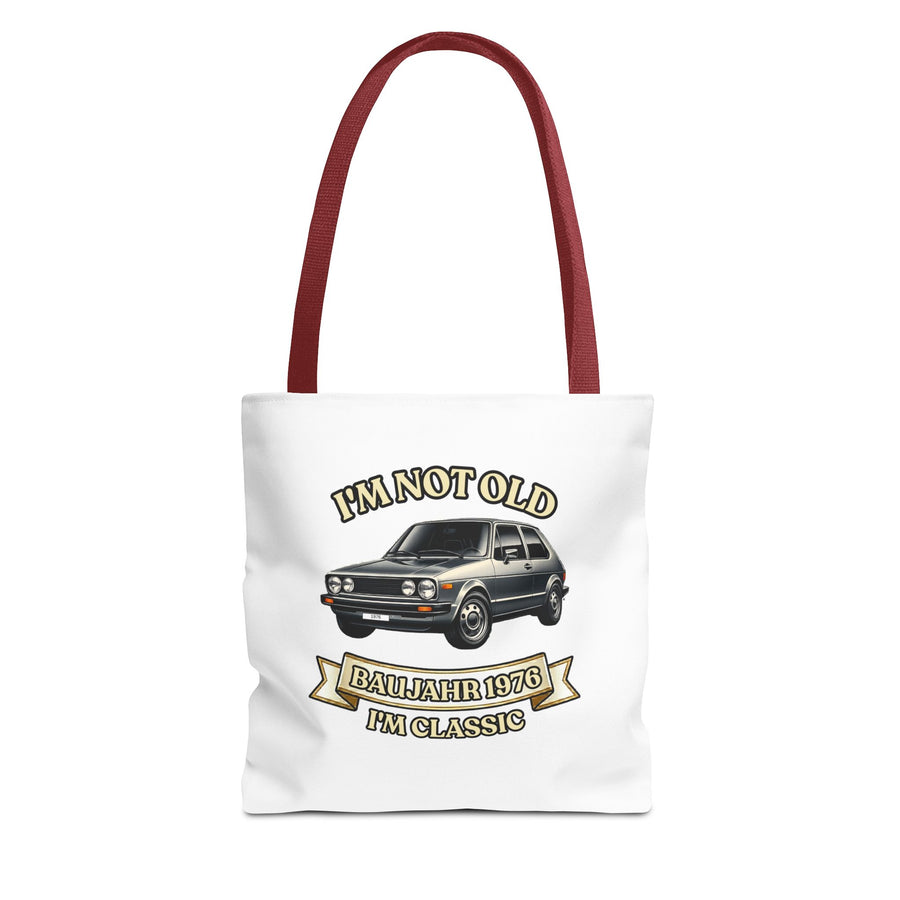 Born in 1976 Tote Bag – 50th Birthday Gift | Classic Car