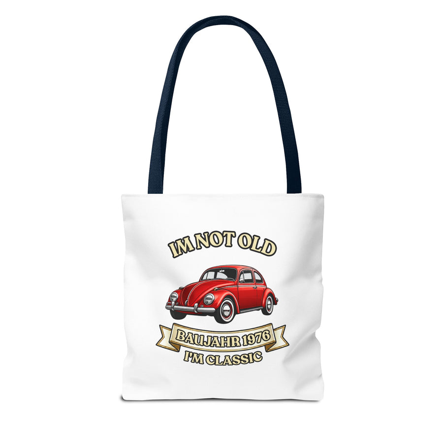 Tote Bag Année 1976 - I'm Not Old I'm Classic - Coccinelle Rouge Vintage - Cadeau 50 ans