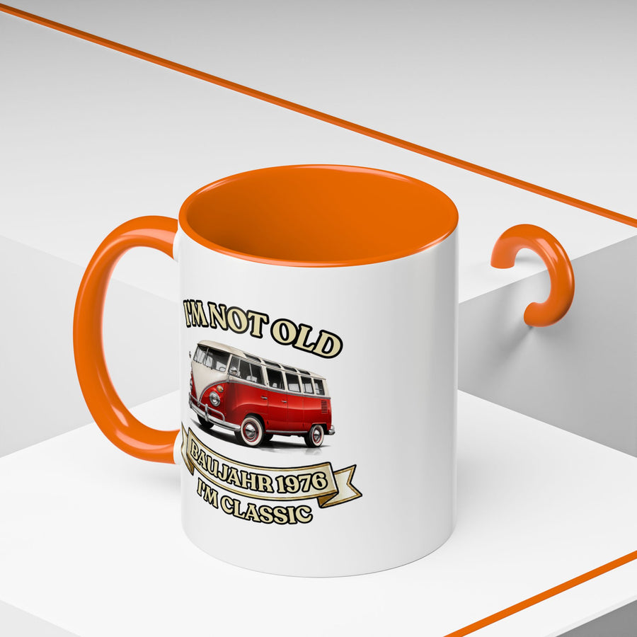 Born in 1976 Mug – 50th Birthday Gift | VW Bus