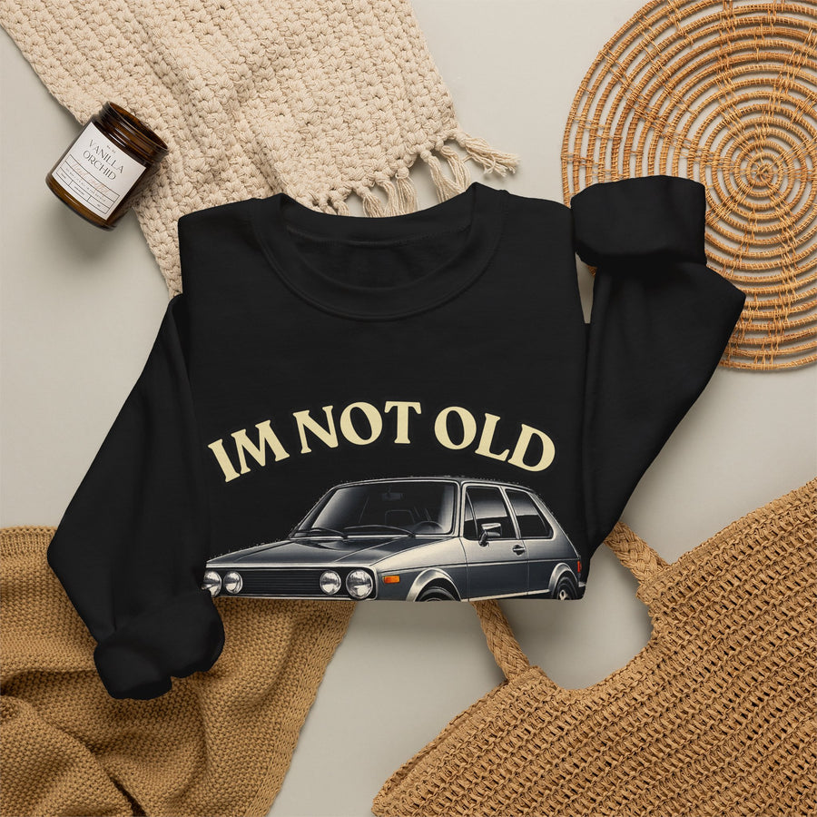 Oldtimer Sweatshirt – Abraham & Sarah cadeau 50 jaar