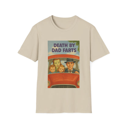 Death by Dad Farts - The retro family drama on your shirt! – Freches Satire-Design für mutige Statements | True Insights