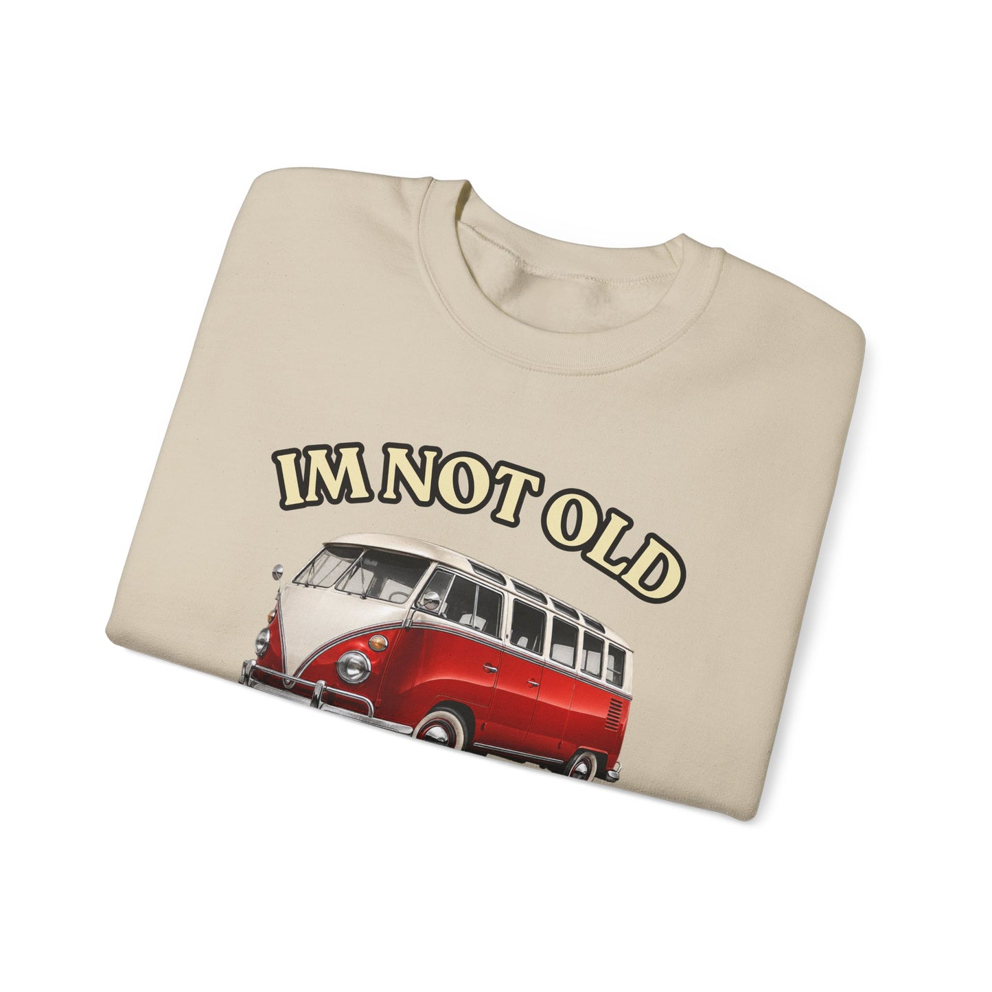 Baujahr 1986 Sweatshirt – Im Not Old I'm Classic – Retro Bulli Bus – 40. Geburtstag Geschenk für Oldtimer Fans