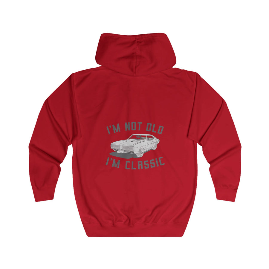 Classic Muscle Car Zip-Hoodie – I'm Not Old I'm Classic Geschenk für Autofans