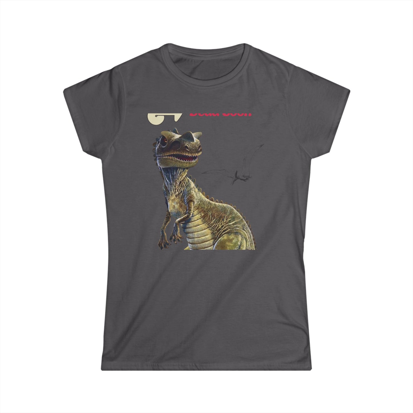 We'll All Be Dead Soon T-Shirt Unisex – Lustiges Dinosaurier Statement Shirt mit Flugsaurier, Sarkasmus & Nihilismus