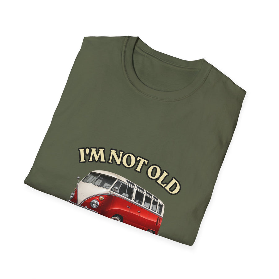 True Insights T-Shirt Baujahr 1986 Retro Bulli Bus, stilvolles Unisex Geburtstagsgeschenk im Retro-Look