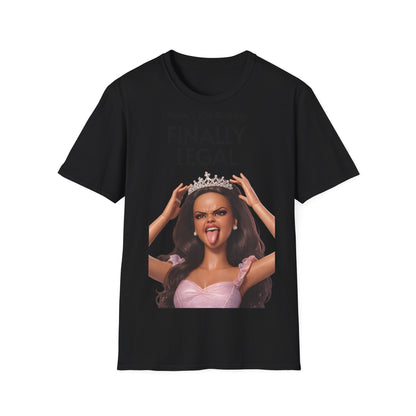 Personalisiertes Geburtstags-Shirt mit Wunschname – Freche Prinzessin, lustiges Geschenk für Sie, Party Statement Shirt