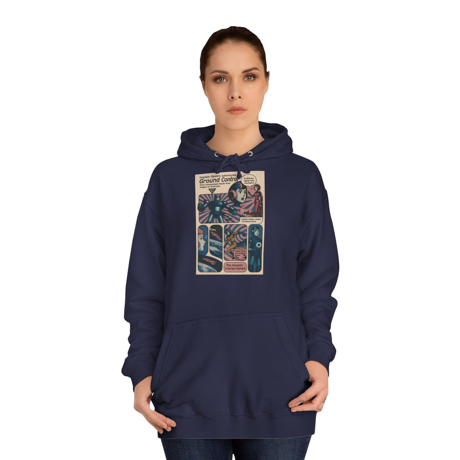 Captain Ozone Hoodie – Retro-Sci-Fi-Comic-Motiv
