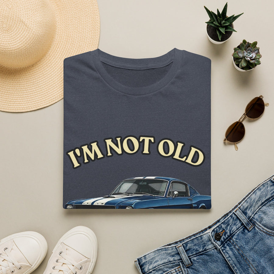 True Insights T-Shirt Jahrgang 1966 Oldtimer, cooles Geschenk zum 60. Geburtstag für Männer mit Retro Auto