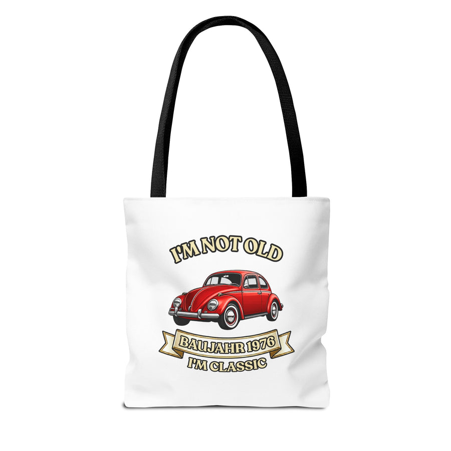 Born in 1976 Tote Bag – 50th Birthday Gift | VW Beetle