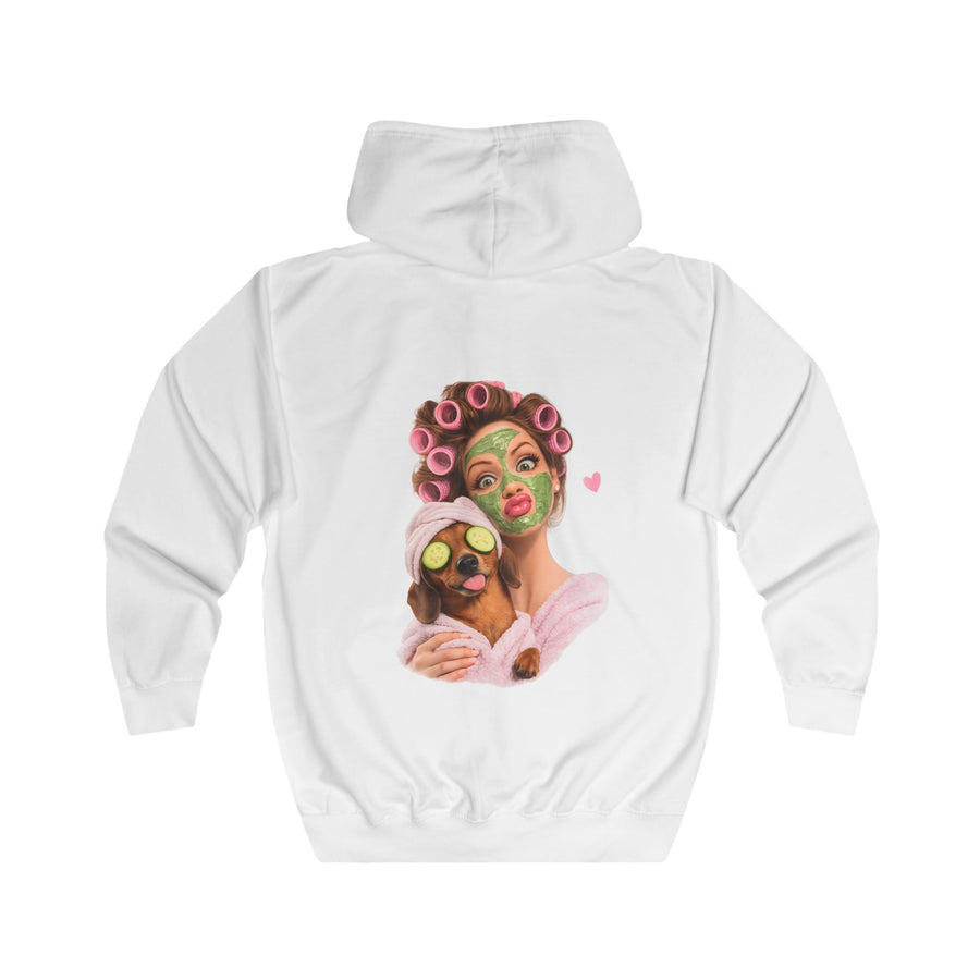 True Insights Dackel Spa Zip-Hoodie – Lustiges Wellness-Motiv mit Dackel