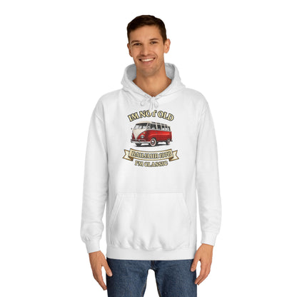 Hoodie Baujahr 1976 Oldtimer Bus - I'm Not Old I'm Classic - 50. Geburtstag Retro Geschenk
