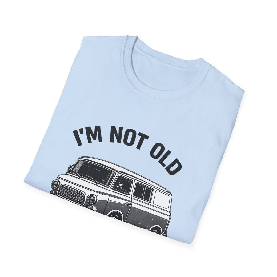 True Insights T-Shirt Barkas 100 Classic Van Retro Design mit Aufschrift Im Not Old Im Classic