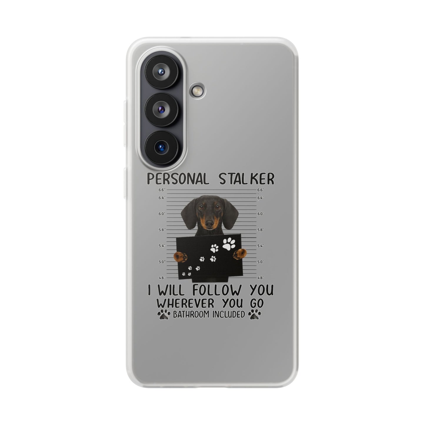 Dackel Handyhülle – Lustiges Personal Stalker Design für iPhone & Samsung