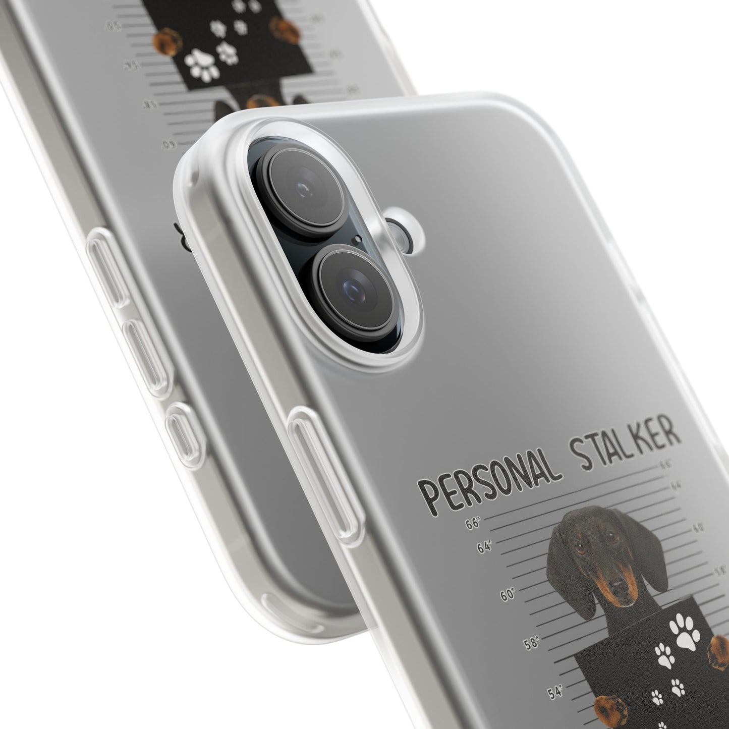 Dachshund Phone Case - Personal Stalker Design, Dog Lover Gift, Funny Pet Accessory, Cute Dog Case, Animal Lover Phone Cover