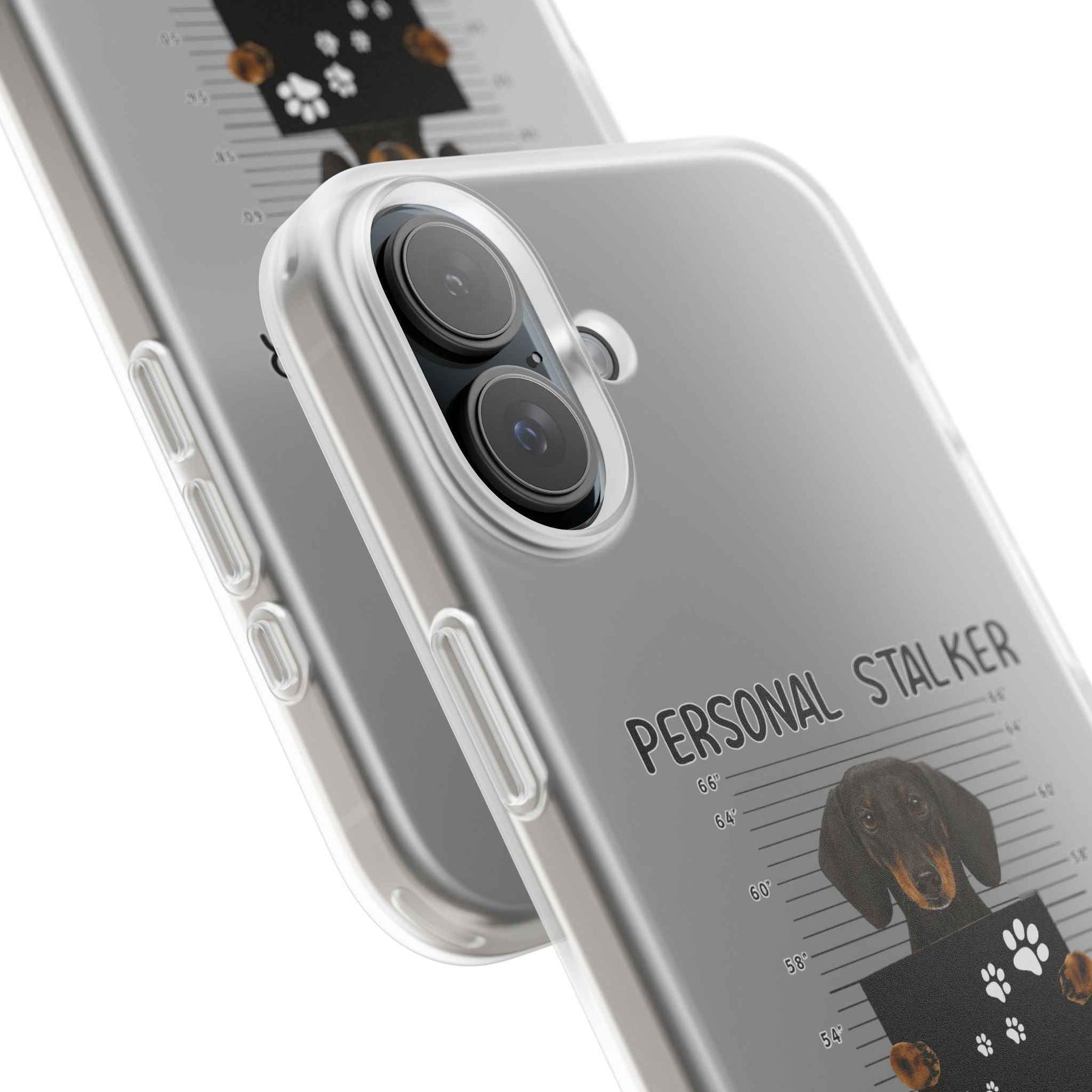 Dachshund Phone Case - Personal Stalker Design, Dog Lover Gift, Funny Pet Accessory, Cute Dog Case, Animal Lover Phone Cover