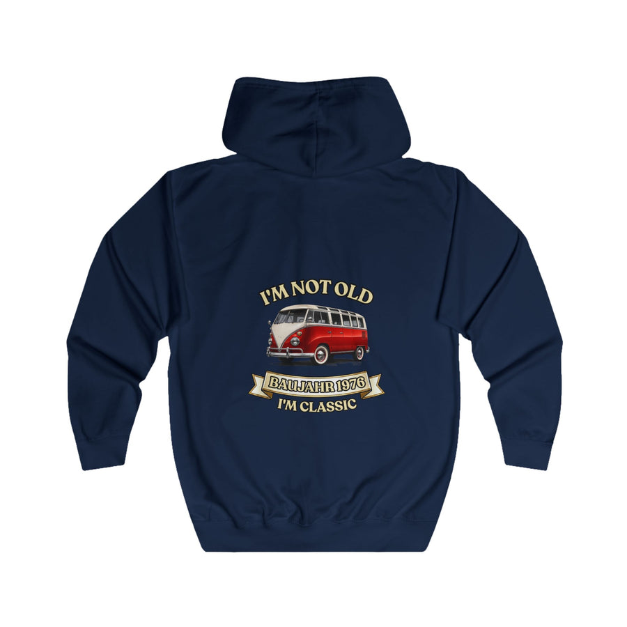 Geschenk zum 50. Geburtstag – Zip-Hoodie Jahrgang 1976 VW Bulli