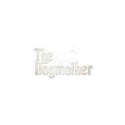 The Dogmother Sticker - Dackel Aufkleber für Hundemamas | Lustiges Geschenk Der Pate Parodie