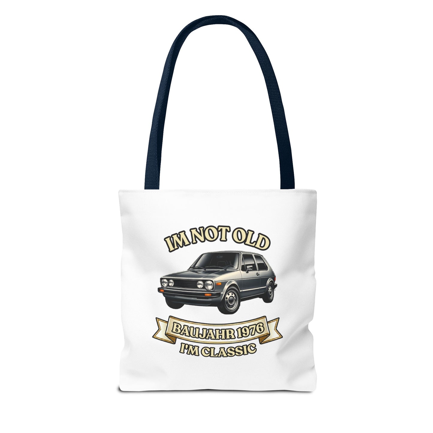 Tote Bag Baujahr 1976 - I'm Not Old I'm Classic - Oldtimer Stoffbeutel zum 50. Geburtstag, Geschenk für Autofans