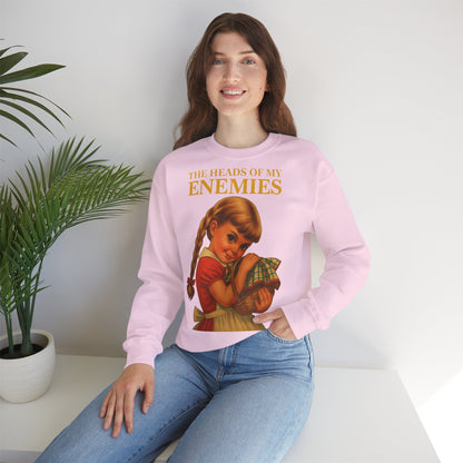 Sweatshirt “The Heads of My Enemies” – Subversive art to wear