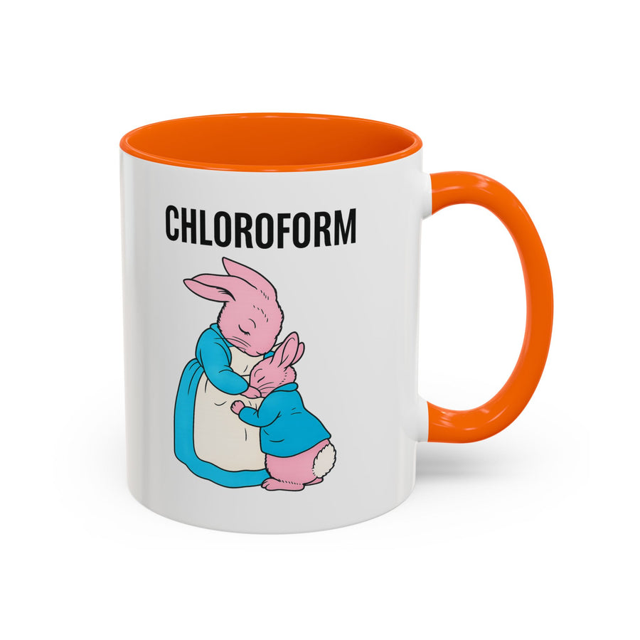 CHLOROFORM Mug Lapins - Mug humour noir, cadeau drôle pour fans de sarcasme