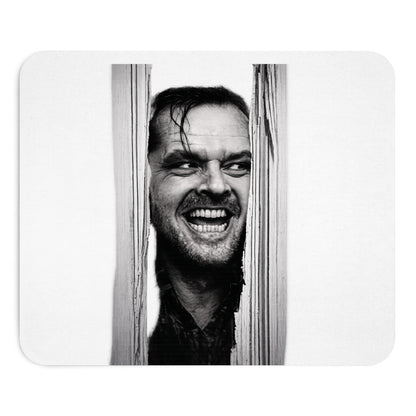Shining Jack Torrance Mauspad – Jack Nicholson Kult-Horror Motiv Mousepad, lustiges Büro Deko Geschenk für Filmfans