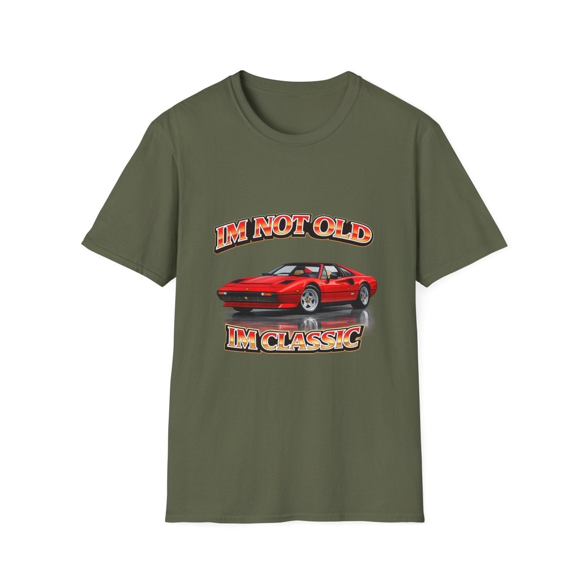 I'm Not Old I'm Classic | Magnum P.I. T-Shirt | Ferrari 308 GTS Retro Shirt