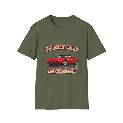 I'm Not Old I'm Classic | Magnum P.I. T-Shirt | Ferrari 308 GTS Retro Shirt