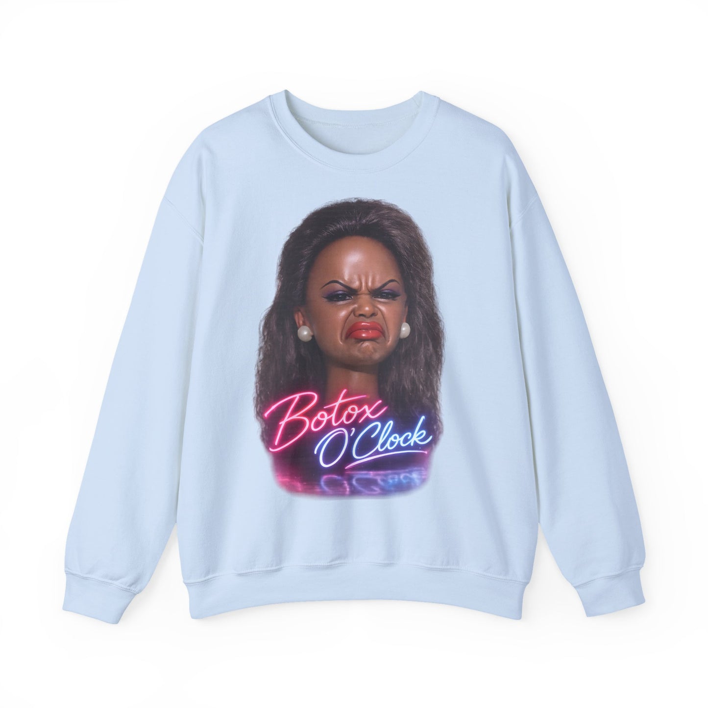 Botox O'Clock T-Shirt Damen Herren – Lustiges Neon Meme Statement Shirt Geschenk für Beauty Fans