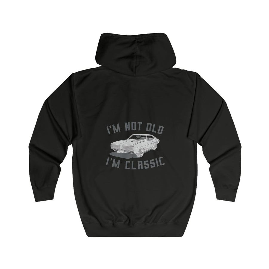 Classic Muscle Car Zip-Hoodie – I'm Not Old I'm Classic Geschenk für Autofans