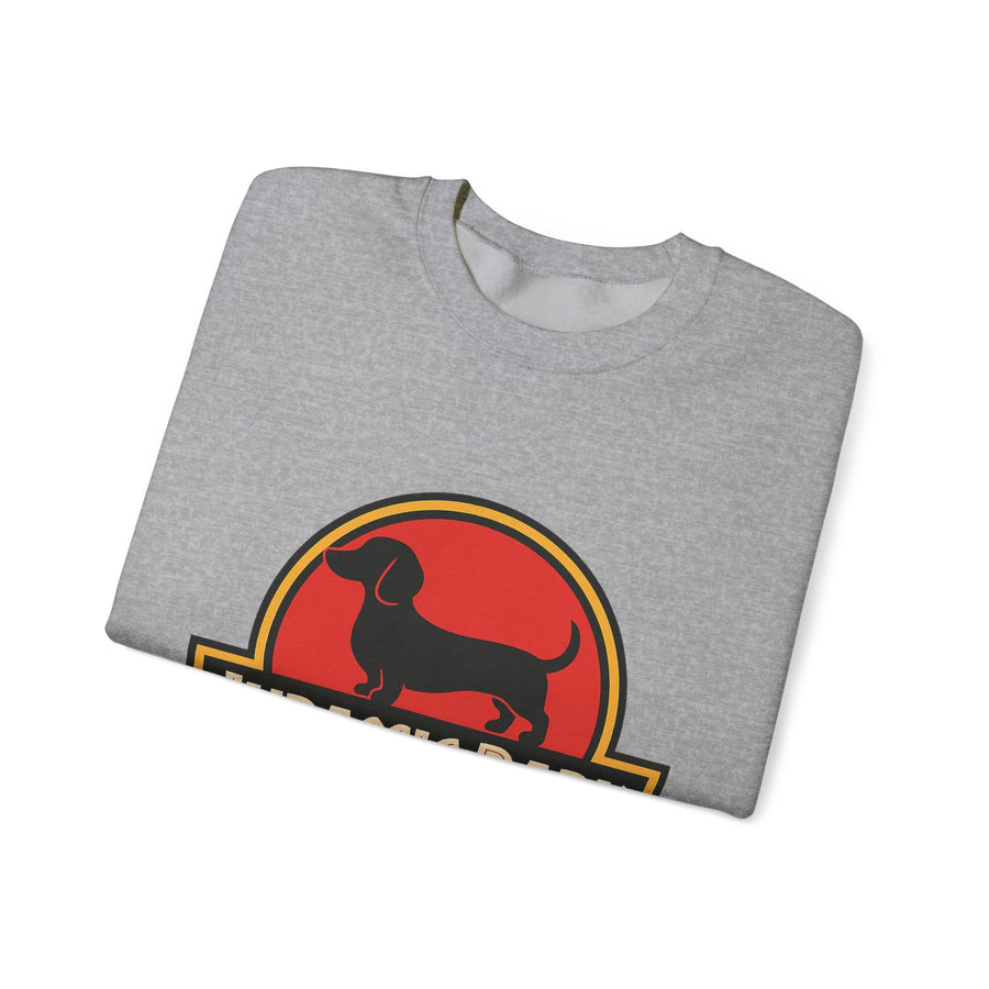 Sweatshirt Jurassic Bark Parodie Teckel – Sweat humoristique pour amateurs de teckels & cinéphiles