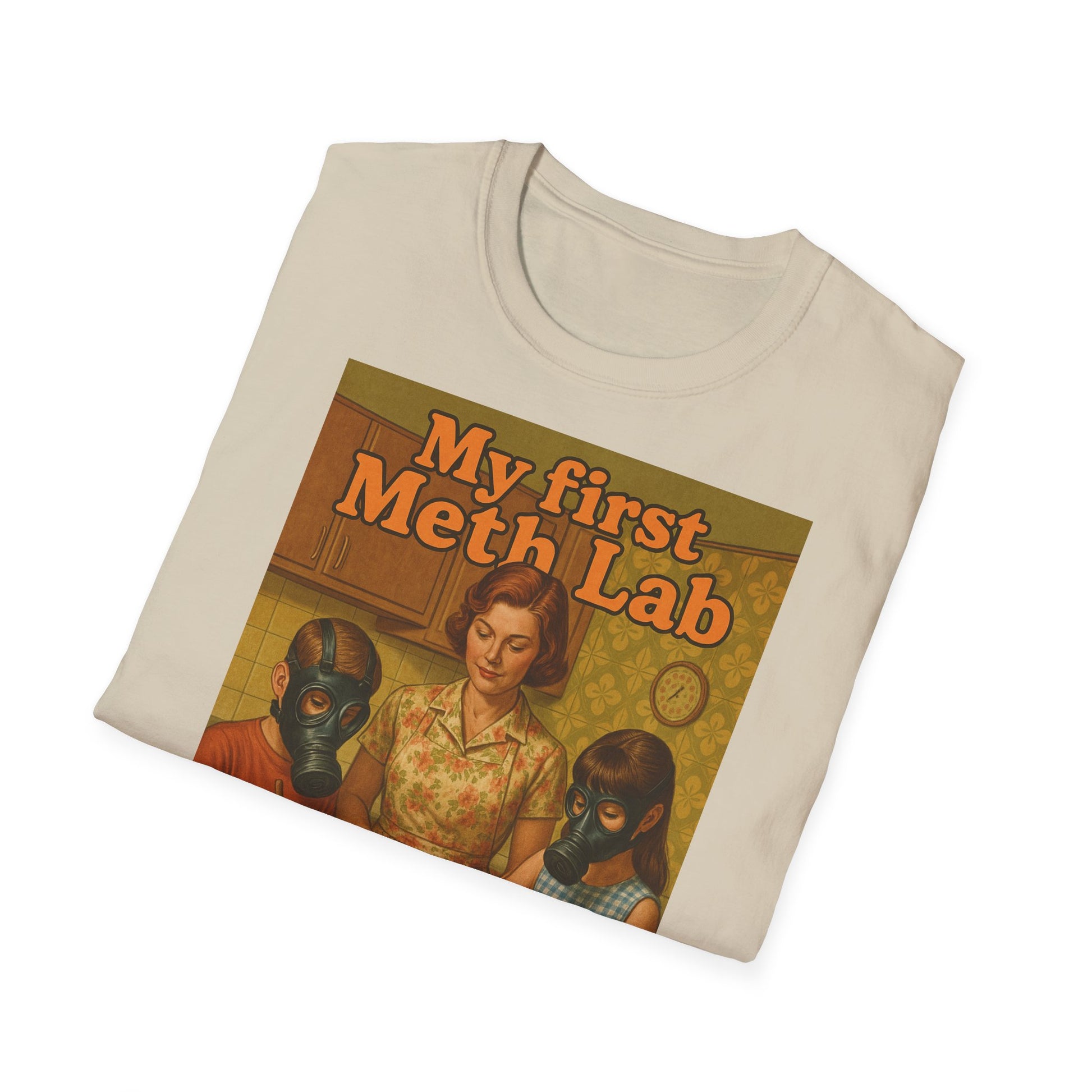 Retro My First Meth Lab T-Shirt - Family Cooking – Freches Satire-Design für mutige Statements | True Insights