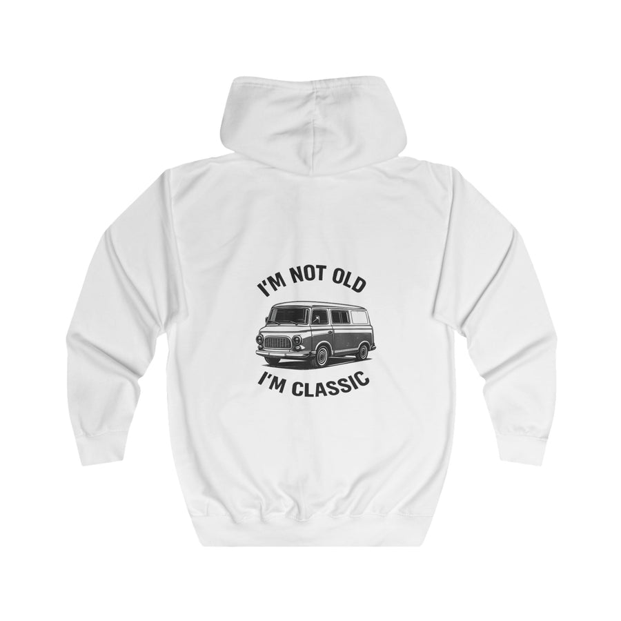 Barkas B1000 Classic Van Zip-Hoodie – I'm Not Old I'm Classic Geschenk für DDR-Oldtimer-Fans
