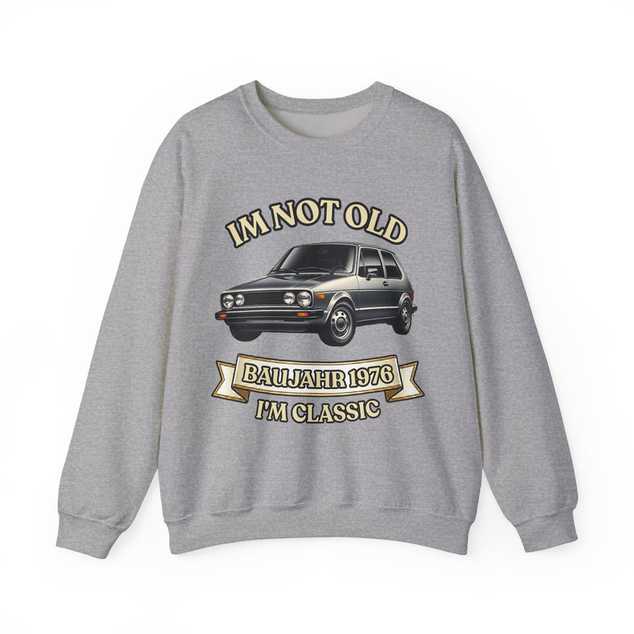 Oldtimer Sweatshirt – Abraham & Sarah cadeau 50 jaar