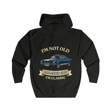 Geschenk zum 30. Geburtstag – Sweatjacke Jahrgang 1997 Muscle Car – Jet Black – Rückenansicht