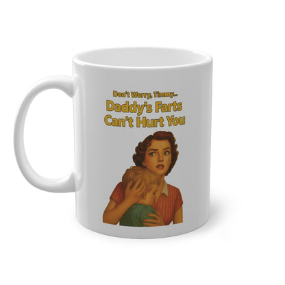 Daddy’s Farts – Satirische Retro-Tasse mit bösem Humor-Mug-True Insights
