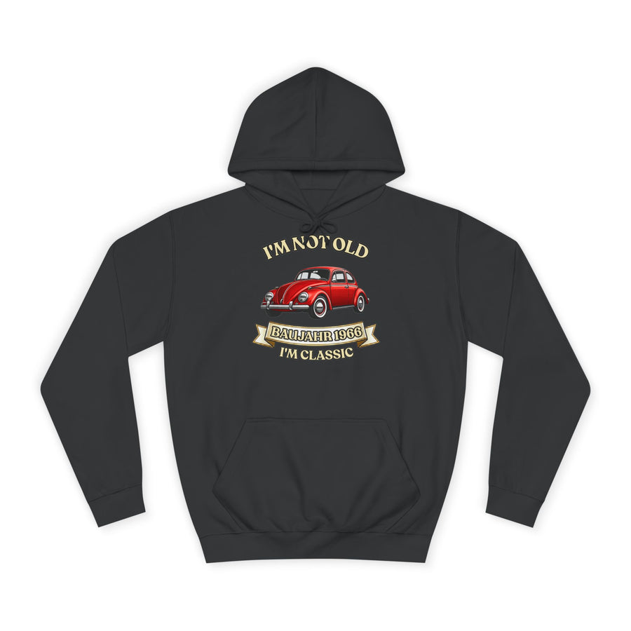 Geschenk zum 60. Geburtstag – Hoodie Jahrgang 1966 VW Käfer