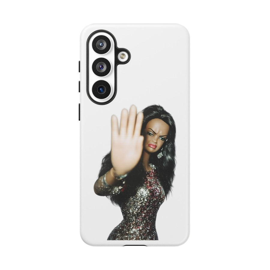 Coque de téléphone humoristique Talk to the Hand Doll – Coque effrontée pour iPhone & Samsung