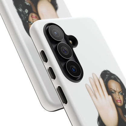 Lustige Handyhülle Talk to the Hand Doll – Freche Handyhülle für iPhone & Samsung