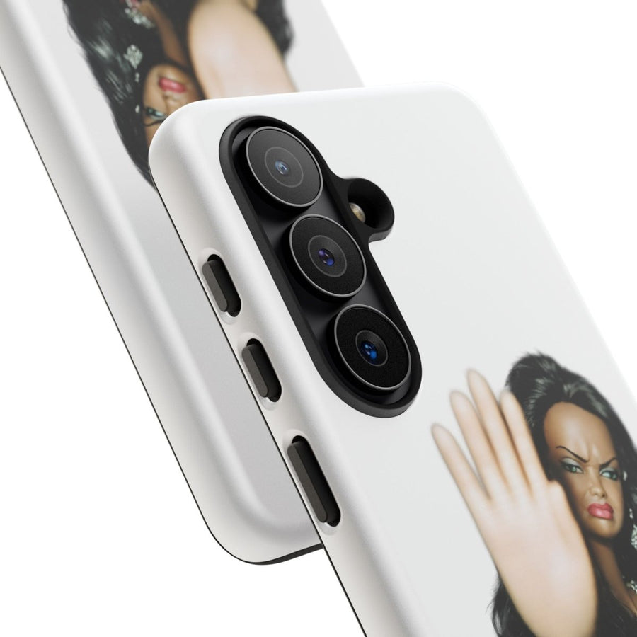 Coque de téléphone humoristique Talk to the Hand Doll – Coque effrontée pour iPhone & Samsung