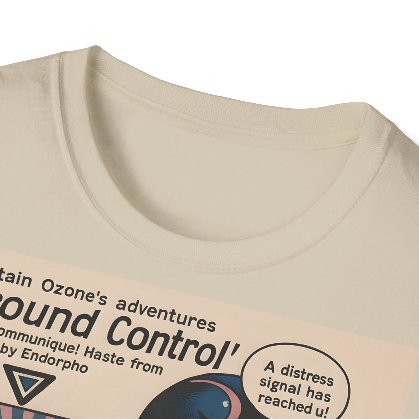 Captain Ozone T-Shirt – Retro Sci-Fi Comic Design | Ground Control Edition – Freches Satire-Design für mutige Statements | True Insights