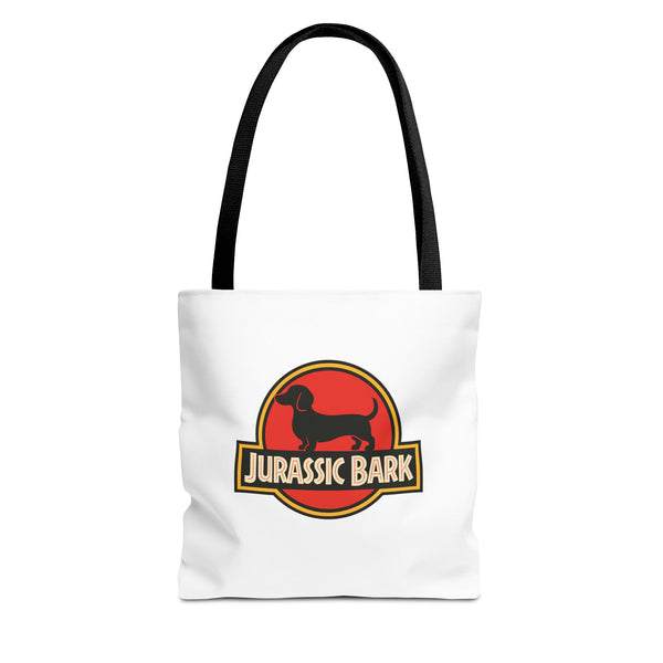 Jurassic Bark Tote Bag – Dackel Parodie Stofftasche für Hundeliebhaber & Dackelbesitzer, lustiges Geschenk