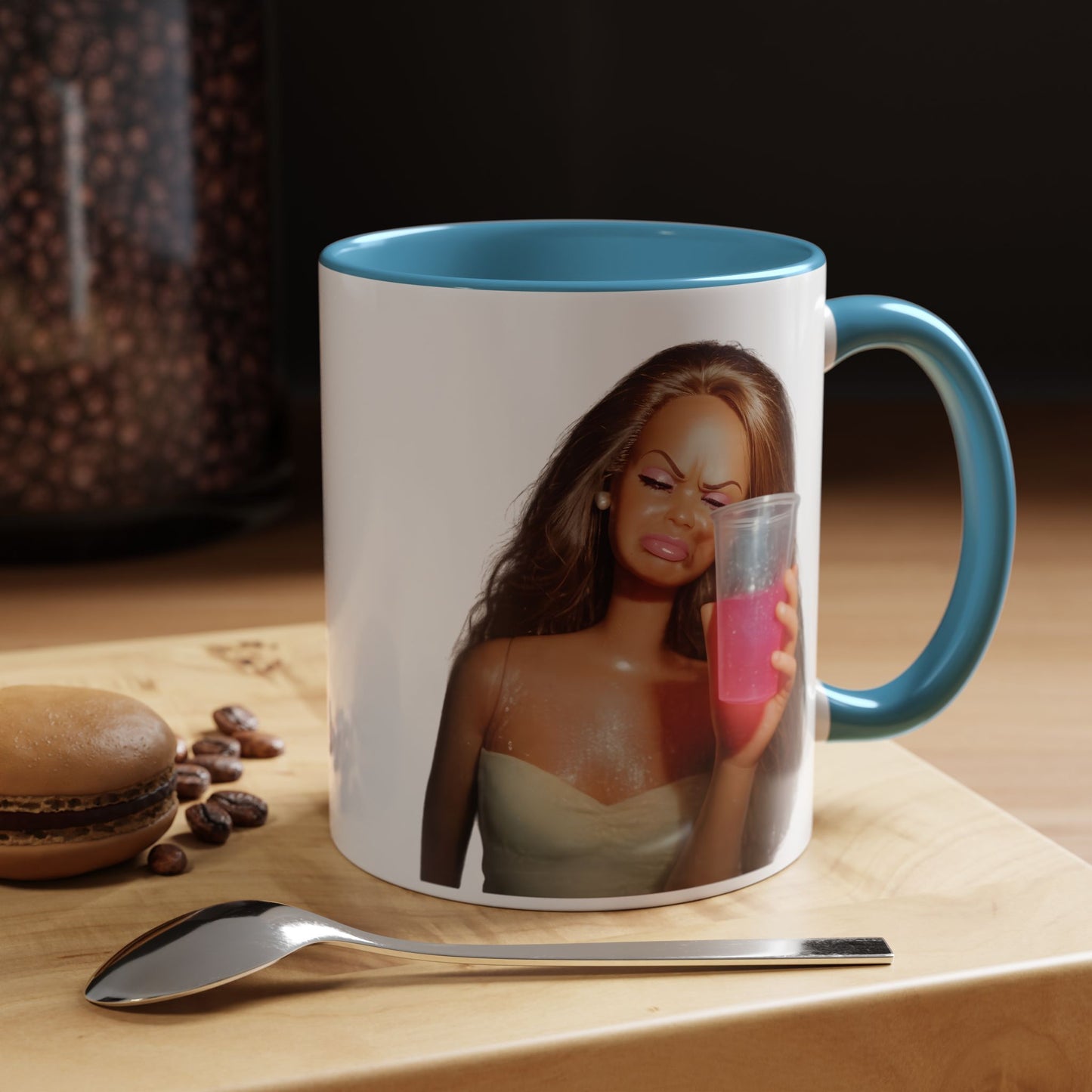 Doll Meme Barbicore Tasse | Lustiger Puppen Pink Drink Kaffeebecher | Meme Geschenk für Frauen & Beste Freundin