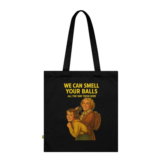 We Can Smell Your Balls – Ironische Retro-Tote Bag-Bags-True Insights