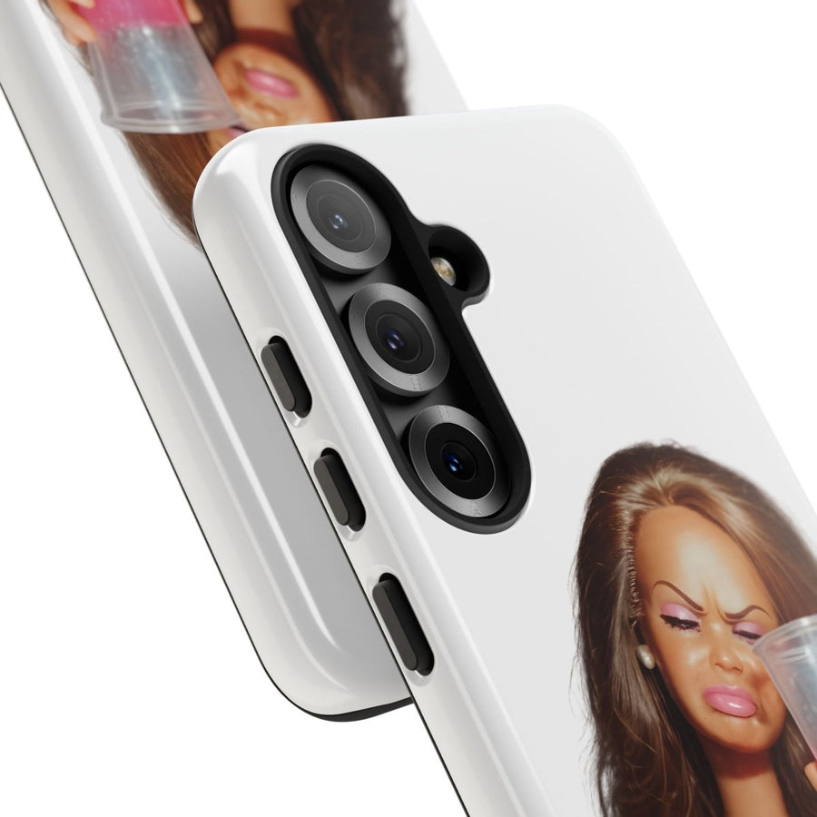Handyhülle Pink Drink Doll – Lustiges Barbie-Meme für iPhone & Samsung
