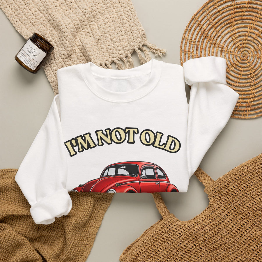 Born in 1976 Sweatshirt – 50th Birthday Gift | VW Beetle