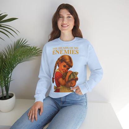 Sweatshirt “The Heads of My Enemies” – Subversive art to wear