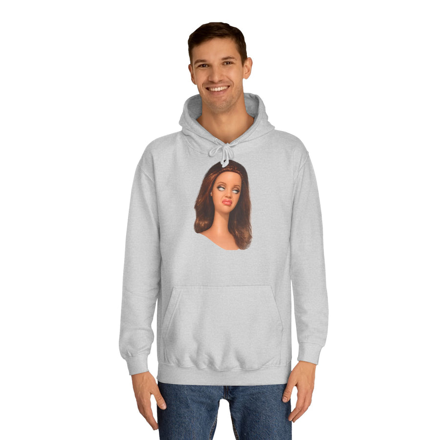 Funny Doll Meme Hoodie | Annoyed Face | Sarcastic Barbie Face Hoodie for Women