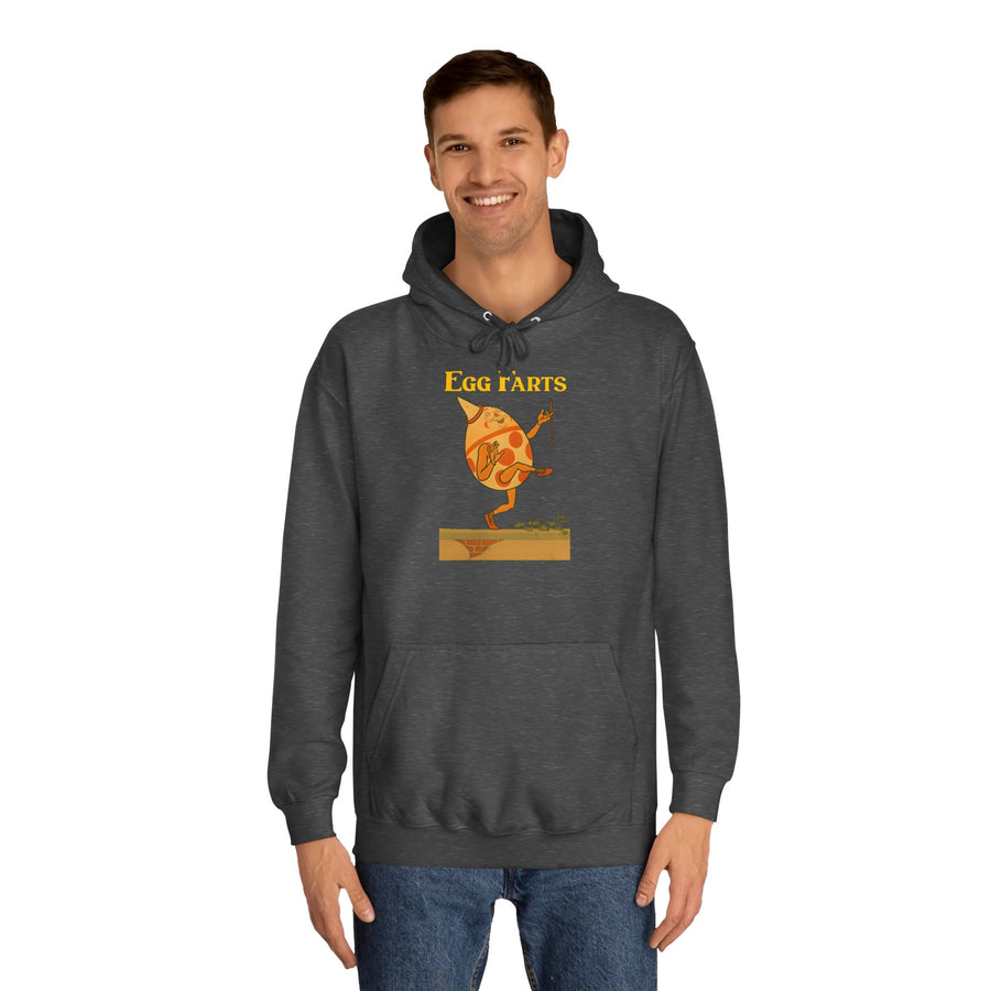 True Insights Egg Farts Hoodie – Surreales Retro-Ei-Motiv