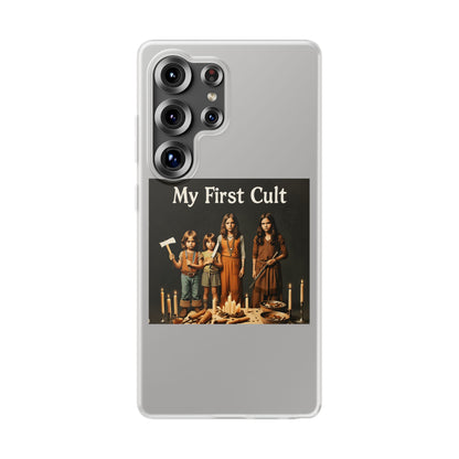 My First Cult – Dark-Aesthetic Handyhülle mit satirischem Kinderkult-Motiv-Phone Case-True Insights