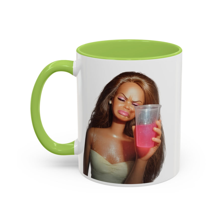 True Insights Tasse Doll Meme Puppen Motiv, satirischer Kaffeebecher als Geschenk für Frauen